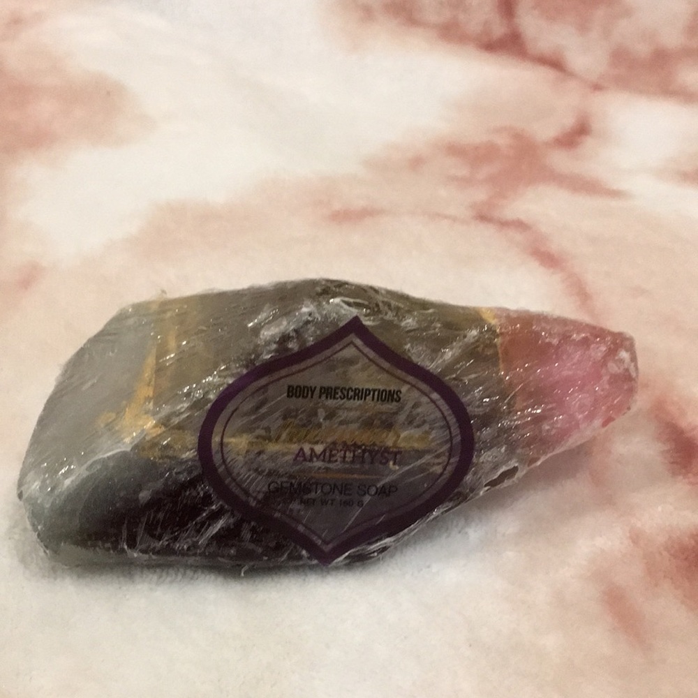 Body Prescriptions Lavender Amethyst Gemstone Hand Soap 160g NWT